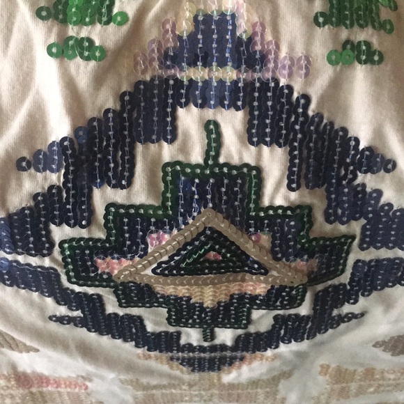 Multi-color sequin min skirt - Picture 2 of 4